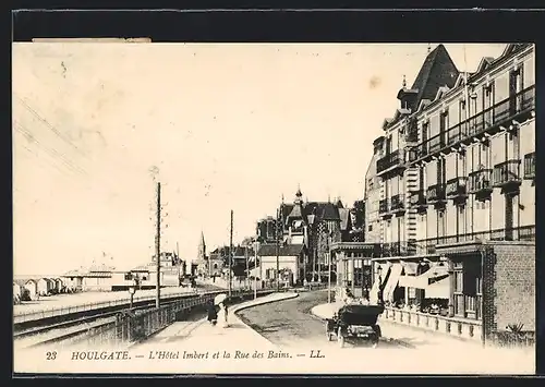 AK Houlgate, l`Hotel Imbert et la Rue des Bains