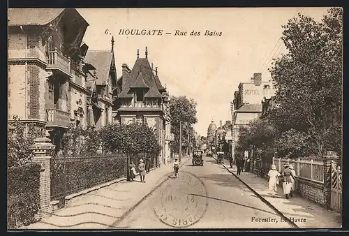 AK Houlgate, Rue des Bains