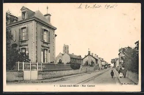 AK Lion-sur-Mer, Rue Carnot