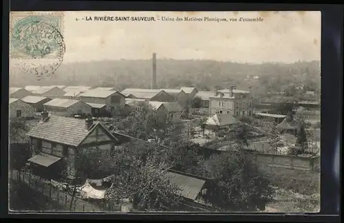 AK La Rivière-Saint-Sauveur, Usine des Matiéres Plastiques, vue d`ensemble