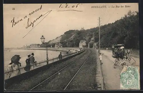 AK Houlgate, Entraineur dans la Rue des Bains