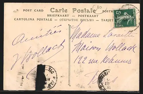 AK Houlgate, la Rue des Bains