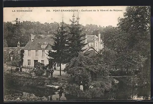 AK Pont-Erambourg, Confluent de la Vère et du Noireau