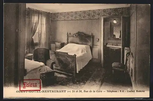 AK Lisieux, Ouest-Hotel-Restaurant, 34 et 36, Rue de la Gare
