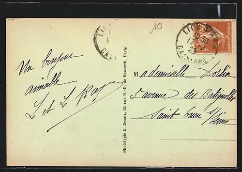 AK Lion-sur-Mer, la Rue de Paris