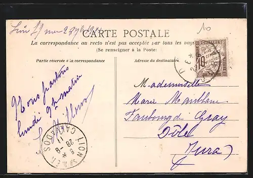 AK Lion-sur-Mer, Rue Carnot