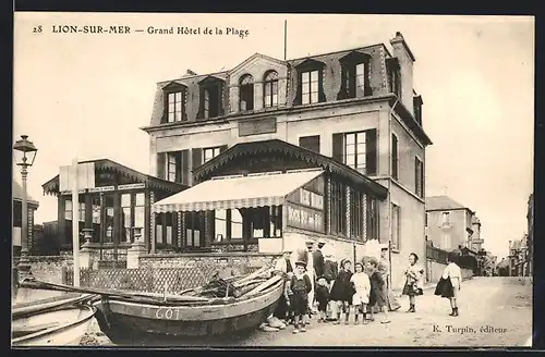 AK Lion-sur-Mer, Grand Hotel de la Plage