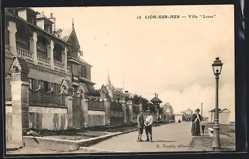 AK Lion-sur-Mer, Villa Louis