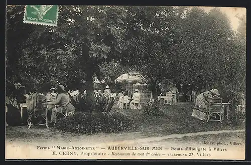 AK Auberville-sur-Mer, Ferme Marie-Antoinette