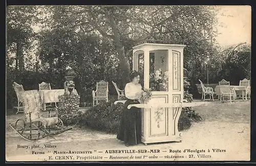 AK Auberville-sur-Mer, Ferme Marie-Antoinette
