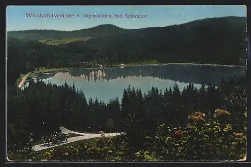 AK Altglashütten / Bad. Schwarzwald, Blick auf den Windgfällweiher