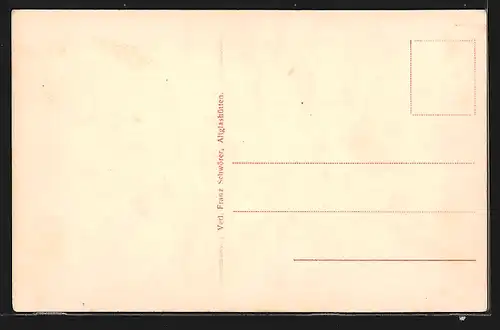 AK Altglashütten, Gesamtansicht mit Kirche