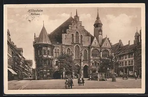 AK Hildesheim, am Rathaus