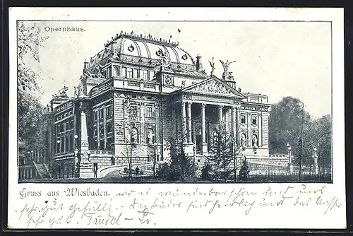 AK Wiesbaden, Opernhaus