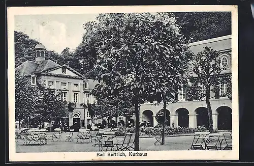 AK Bad Bertrich, Kurhaus mit Gartenterrasse