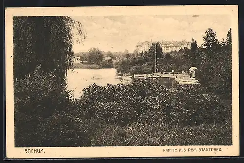 AK Bochum, Partie aus dem Stadtpark