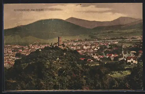 AK Godesberg / Rhein, Panorama