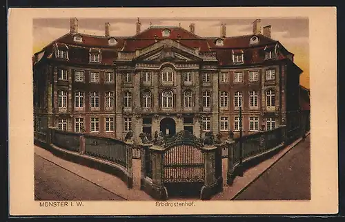 AK Münster i. W., Erbdrostenhof