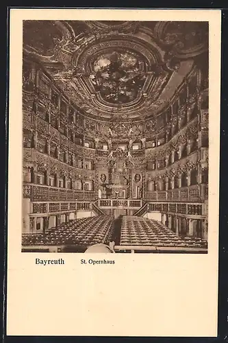 AK Bayreuth, Inneres vom St. Opernhaus