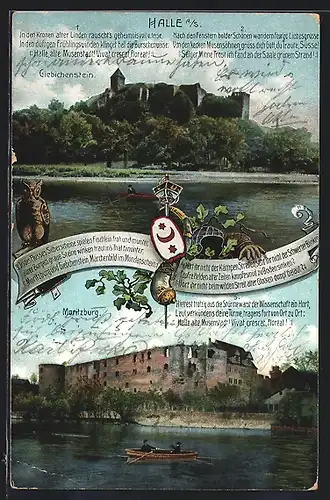 AK Halle a. S., Moritzburg, Schloss Giebichenstein