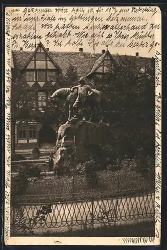 AK Wolfenbüttel, Herzog-August-Brunnen