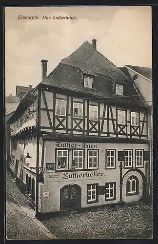 AK Eisenach, Lutherhaus mit Lutherkeller