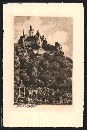 AK Wernigerode, Blick auf das Schloss