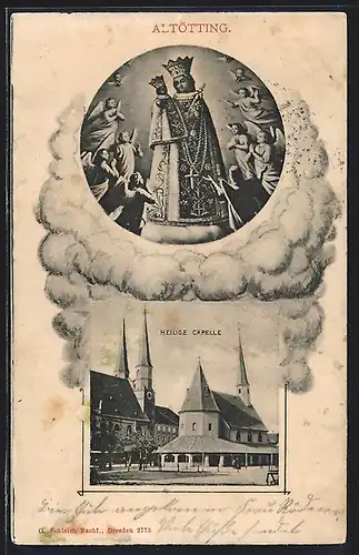 AK Altötting, Heilige Kapelle, Gnadenbild