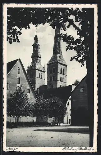 AK Lemgo, Blick auf St. Nicolai