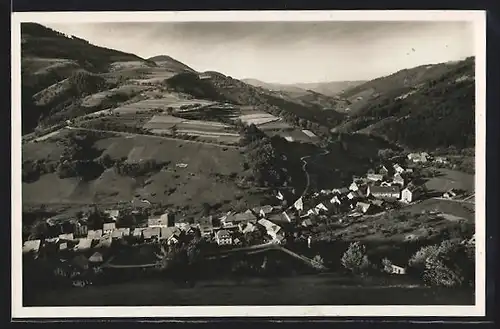 AK Atzenbach i. Wiesental /Schwarzwald, Gesamtansicht des Ortes