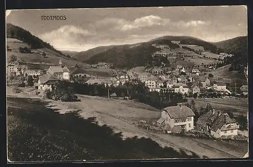 AK Todtmoos, Panoramaansicht des Ortes und Umgebung