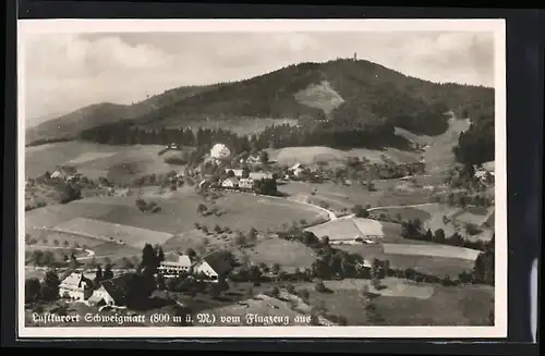 AK Schweigmatt, Der Luftkurort vom Flugzeug aus