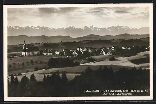 AK Görwihl /Schwarzwald, Blick auf den Luftkurort