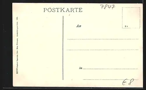 AK Badenweiler, Ortsansicht aus der Vogelschau