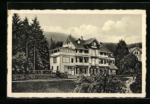 AK Badenweiler /Schwarzwald, Hotel-Pension Haus Ruppert, Inh. E. A. Kircher