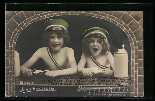 AK Jung Heidelberg, O, alte Burschenherrlichkeit
