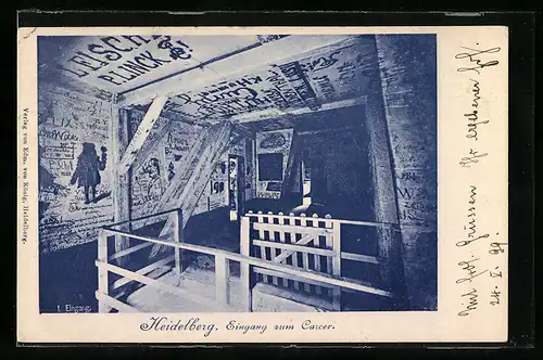 AK Heidelberg, Eingang zum Carcer