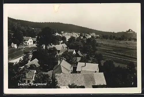 AK Landsee, Blick auf den Ort aus der Vogelschau