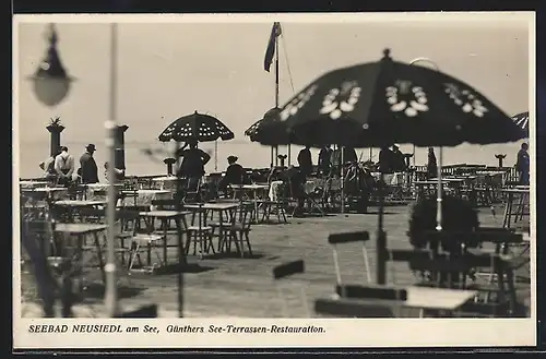 AK Neusiedl am See, Günthers See-Terrassen-Restauration