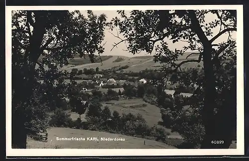 AK Karl, Totale vom Berg aus gesehen