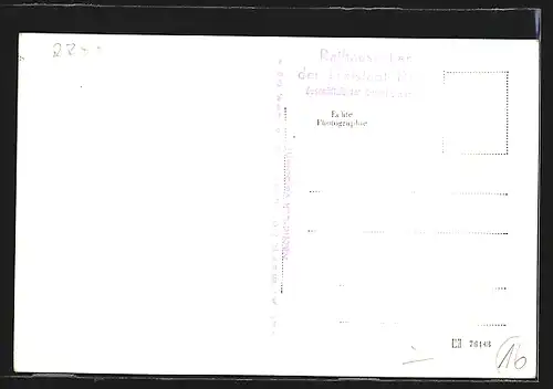 AK Rust, Rathauskeller, Innenansicht