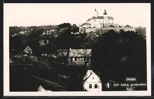 AK Neustift, Teilansicht mit Schloss Forchtenstein