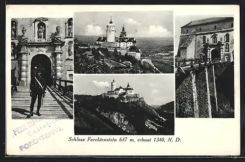AK Forchtenstein, Ansichten von Schloss Forchtenstein