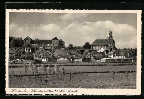 AK Messkirch, Teilansicht vom Feld aus