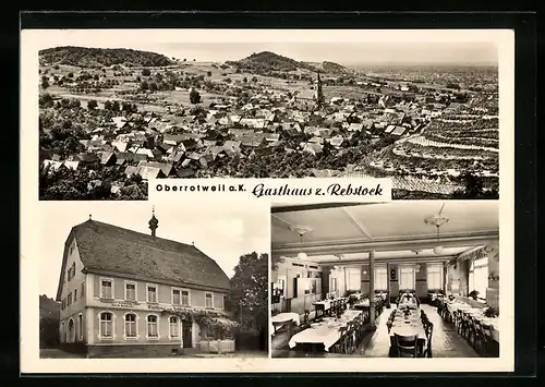 AK Oberrotweil a. K., Gasthaus zum Rebstock, Bes. Fritz Grab