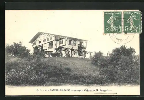 AK Cambo-les-Bains, Château de M. Rostand