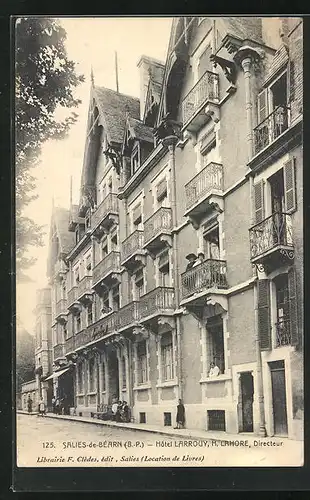 AK Salies-de-Béarn, Blick auf das Hotel Larrouy