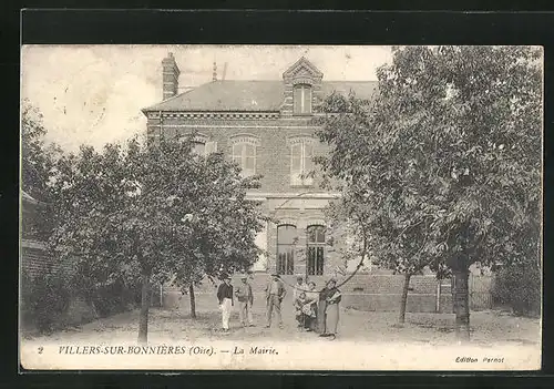 AK Villers-sur-Bonnières, La Mairie