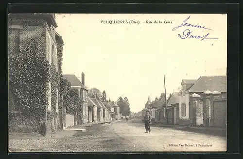 AK Feuquières, Rue de la Gare