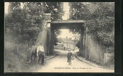 AK Estrées-St-Denis, Pont du Chemin de fer